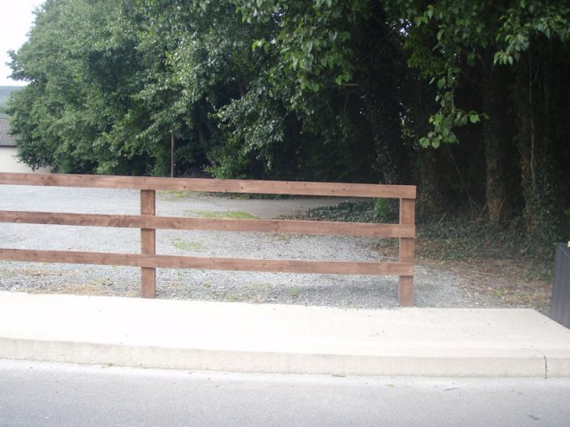 3 Bar Post & Rail Fence on Timber Posts